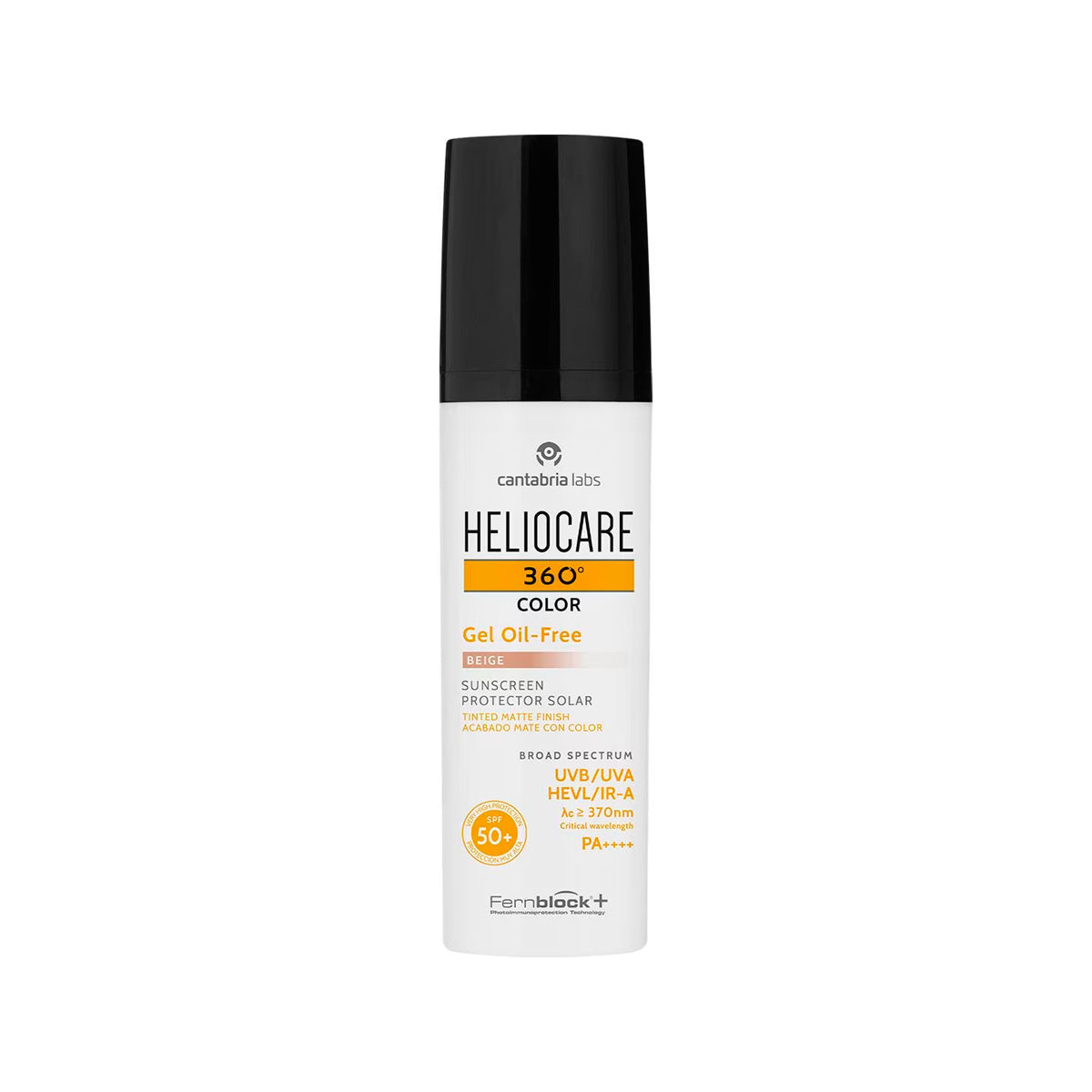 Heliocare 360° Gel Oil-Free Protector Solar FPS50+ Color Beige